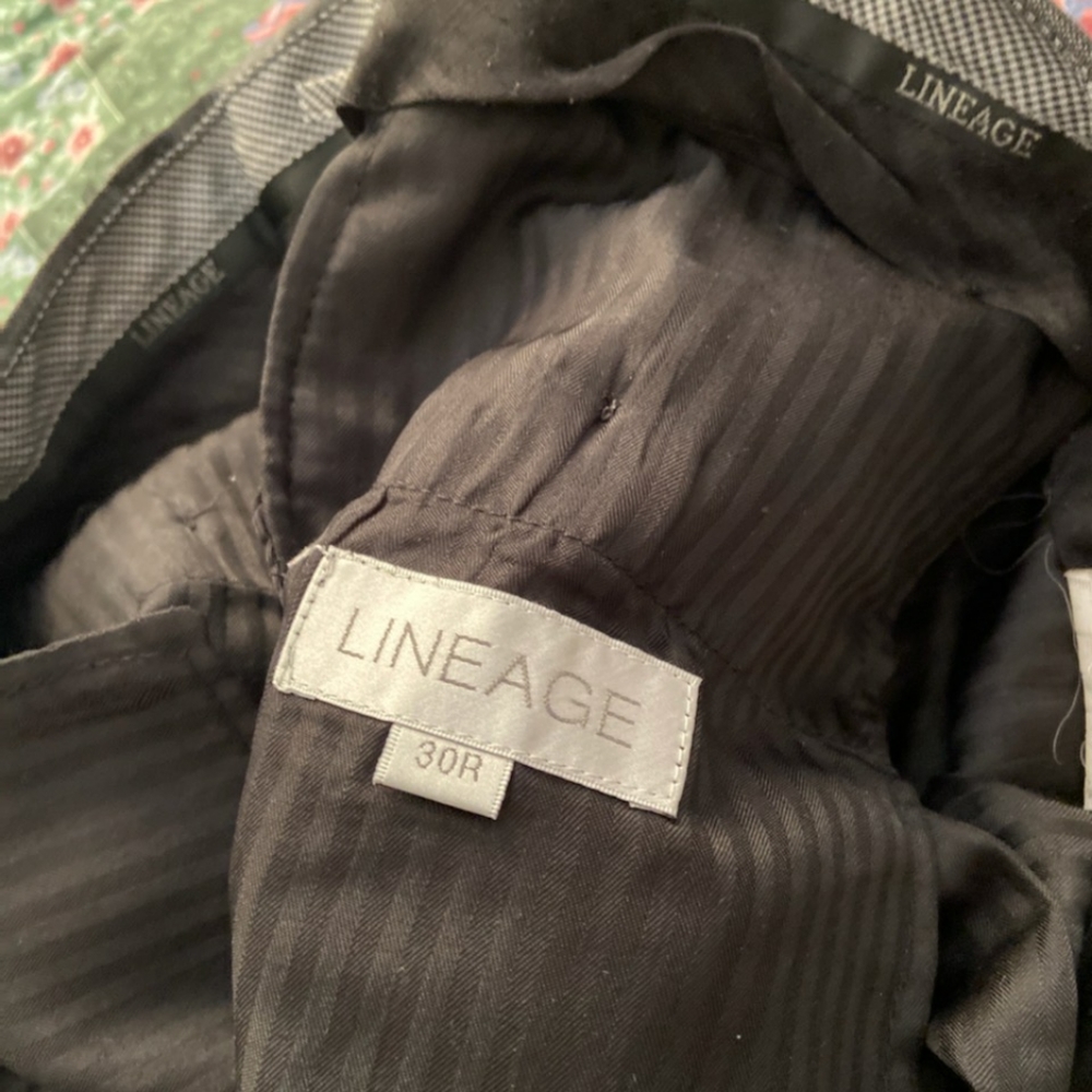 Men's gray suit